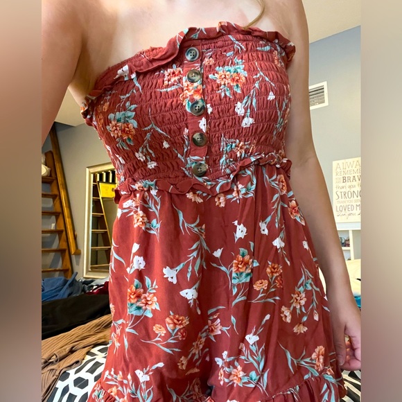 American Eagle Outfitters Dresses & Skirts - american eagle floral strapless romper